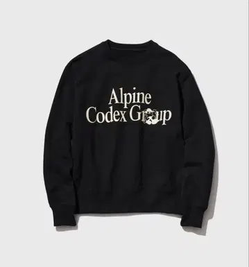 Alpine Codex Group 크루 넥 스웨트셔츠