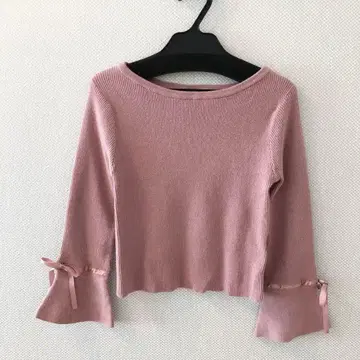 [ 새상품 ] 질 바이 질 스튜어트 소매 리본 상의 손세탁 가능