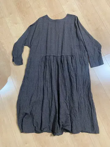 네스트로브 셔츠 원피스 체크 무늬