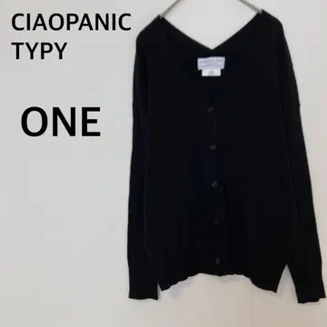 CIAOPANIC TYPY 니트 가디건 [ F ] 겉옷 V넥 블랙
