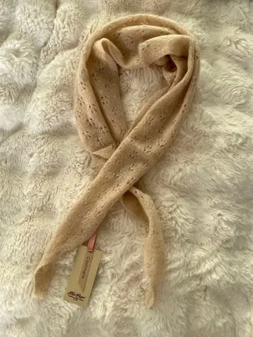 캐시미어 트라이앵글 스카프 (몽골산)