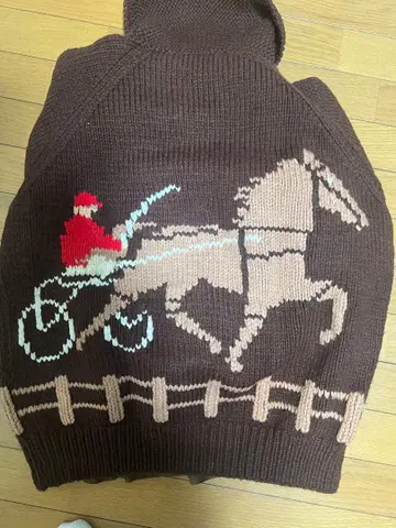 카우친 스웨터 니트