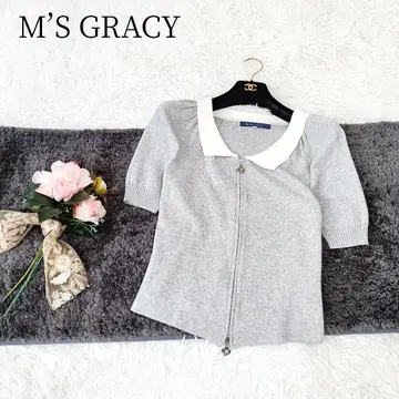 [ 엠즈 그레이시 ] 반팔 가디건 옷깃 포함 꽃무늬 참 집업 무지