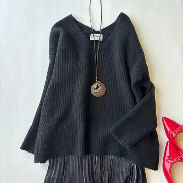 새상품급 저널 스탠다드 리룸 고급 캐시미어 100% 니트