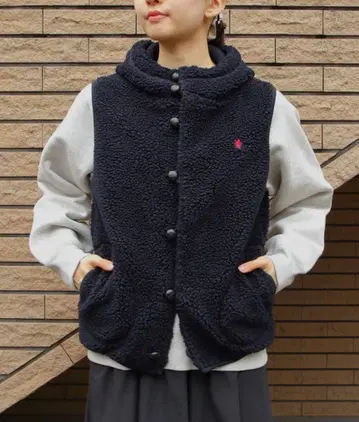 짐플렉스 보아 후드 베스트 M 네이비