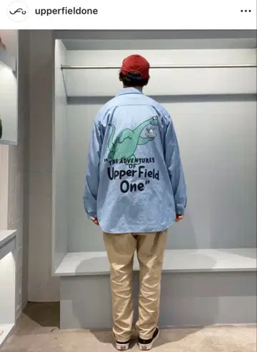 upper field one UFO ADVENTURE BIG SHIRT