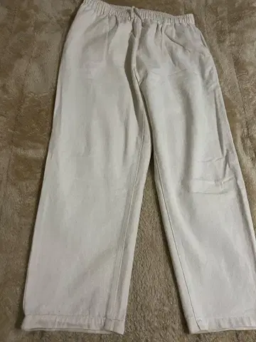 베이지 허리밴딩 이지 팬츠