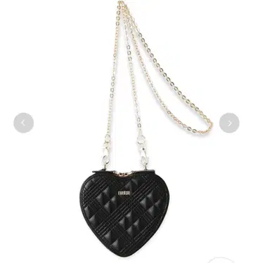 FURFUR 하트 퀼팅 숄더백