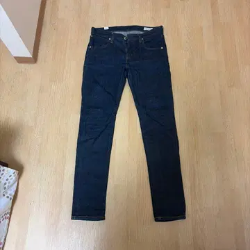 FACTOTUM 스키니 데님 다크 블루