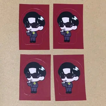 메구로 렌 snow man 스노치루 카리스마 맥스 스티커 온고지신 씰