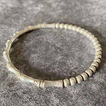 멕시칸 주얼리 실버 925 팔찌 뱅글 비즈 대나무