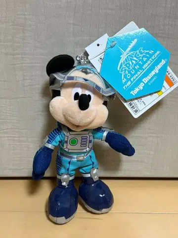 디즈니랜드 스페이스 마운틴 미키 인형 배지 1