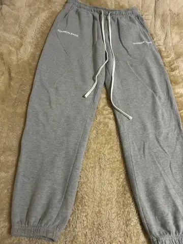 COMMON BASE NUMBER NINE 그레이 조거 팬츠