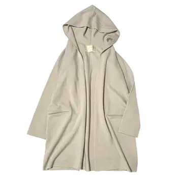 팔라스 팰리스 후디 롱 가디건 니트 코트 베이지