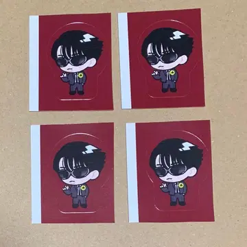 스노칠 스티커 카리스마 맥스 미야타테 료타 온고치신 4장 세트 씰