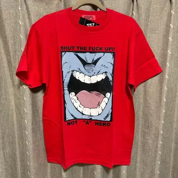 y111007 ANARC 티셔츠 레드 반팔 프린트 L