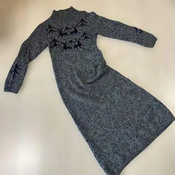 45rpm 니트 터틀넥 원피스