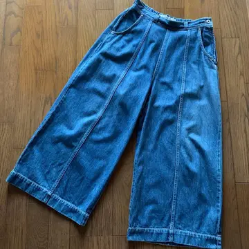 그랑마 마마 도터 데님 와이드 팬츠 사이즈: S