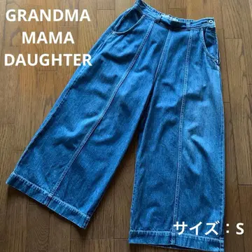 그랑마 마마 도터 데님 와이드 팬츠 사이즈: S