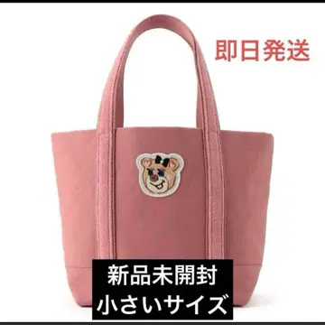 [ 미개봉 새상품 ] 올드 테디 와펜 토트백 핑크 소 페이러