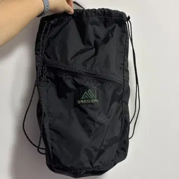 GREGORY 블랙 냅색 백팩