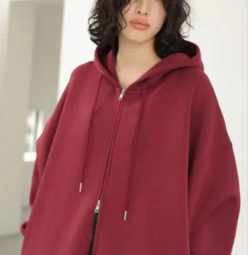 LEPSIM 렙심 집업 BIG 후디 레드