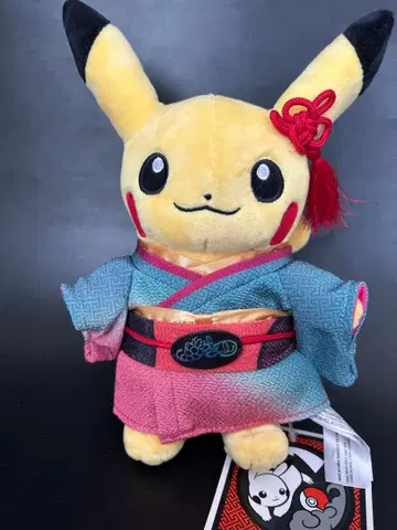 피카츄 기모노 봉제 인형 포켓몬 x 공예전