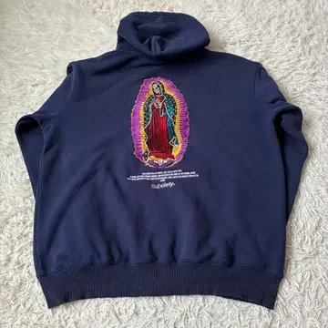 subciety 맨투맨 후드티 마리아 자수 빅