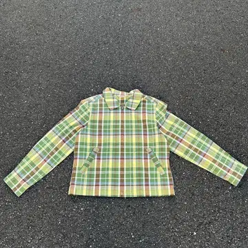 맥그리거 코튼 자켓 스윙탑 빈티지 체크