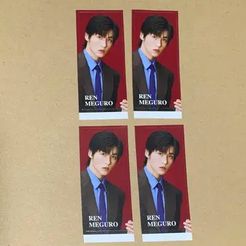 메구로 렌 음고지신 snowman 스티커 4세트 씰 온고지신