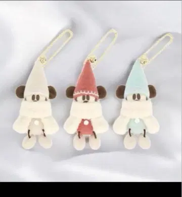 디즈니 크리스마스 릴린린 봉제 인형 참 세트