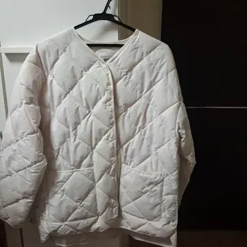 UNIQLO PUFFTECH 퀼팅 자켓 XL 화이트