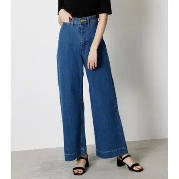 아줄바이마우지 DARTS DENIM WIDE 팬츠 여성용 S