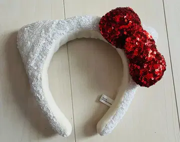 USJ 키티 리본 포함 머리띠