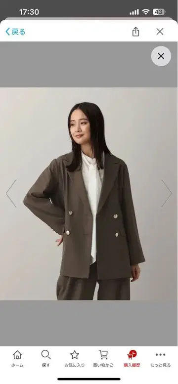 MATINEE LINE/MIX 스트레치 W 자켓