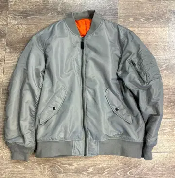 GU 히트 데드 MA-1 블루종 L