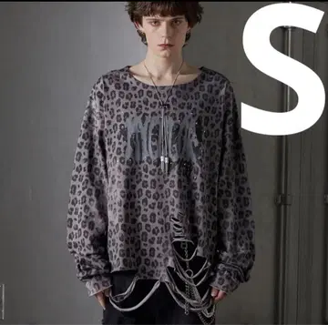 GRANCY 레오파드 롱티 사이즈 S