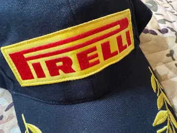 Pirelli 피레리 자수 로고 네이비 winners 캡 새상품급