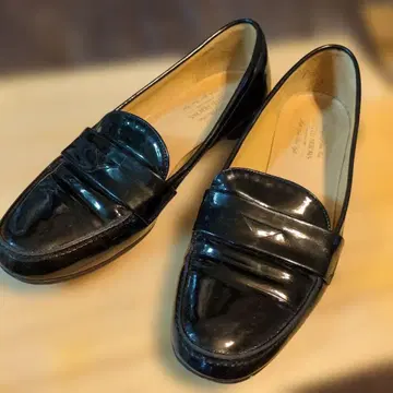 UNITED ARROWS 블랙 로퍼 22.5~23