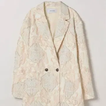 JEANASIS 다마스크 자카드 테일러드 자켓