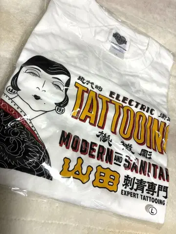 타투 스튜디오 야마다 타투 스튜디오 야마다 T셔츠 L 화이트