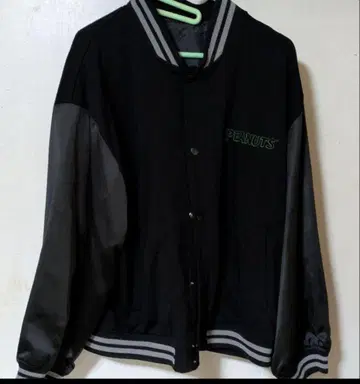 PEANUTS 75주년 자수 디자인 바시티 자켓 [스누피] 새상품