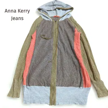 422 Anna Kerry Jeans 안나케리 집업 배색 후드티