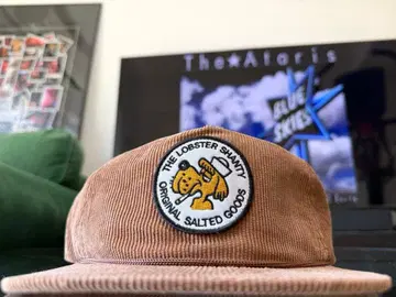 호주 LOBSTER SHANTY 코듀로이 캡 브라운