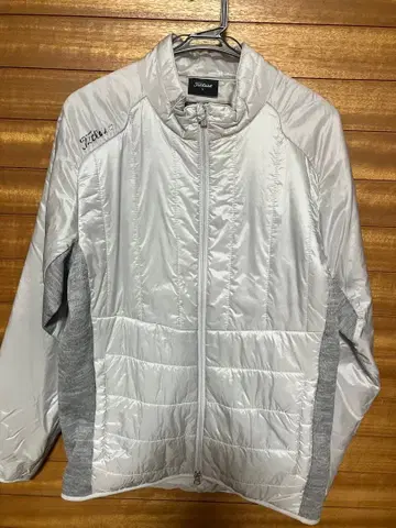 Titleist 실버 풀 지퍼 자켓