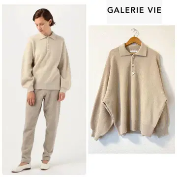 갸루리 비 캐시미어 폴로 풀오버 정가 60500엔