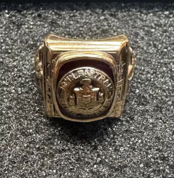 1940's 미국제 빈티지 칼리지 링 10k