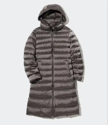 유니클로 UNIQLO 울트라 라이트 다운 롱 코트 M 브라운