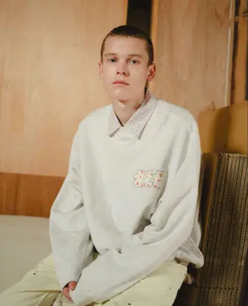 Fruits crew neck sweat ( GREY )