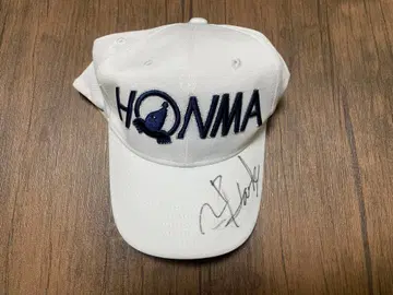 모리타 하루카 프로 HONMA 사인 포함 화이트 캡